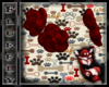Rouge wolf hip flowers M