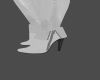 GR~ White Leather Boots