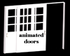 animated doors white