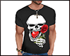 Skull Inlove Shirt Black