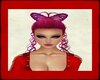 Red & Purp Butterfly Bun