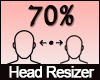 70% Head Scaler