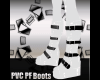 (M)~PVC BOOTS WHITE