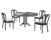 Chairs Table Metallic 
