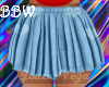 Pleated skirt denim BBW