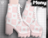 x Heels Cute Pink Boots