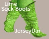 Sock Boots Lime