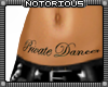 Private Dancer Belly Tat