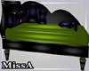 Lime/Purple Chaise