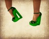 Green Platform Shoes