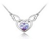 necklace coeur argent