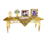Wedding Table Pose Gold