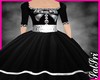 Black/Silver Child Gown
