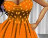 Xenia Orange Dress