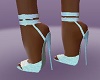 Metalic white heels