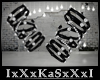 Braclet Set Black&Silver