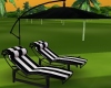 Black Stripe Lounge Set