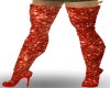 match Red Sparkle boots