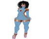 corazon dress blue