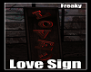 F! Love Sign