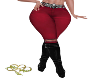 Goth Red Jeans