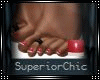 !SC TIP TOE NAILS RED