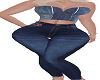 Denim Crop N Jeans