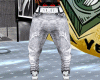 mt - hip hop pants gray
