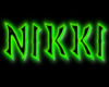 Nikki Neon Rave Sign