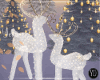 White Christmas Deer
