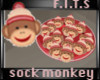 sock monkey cookies
