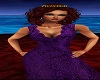 Thea Purple Plum Gown
