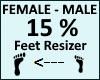 Feet Scaler 15%