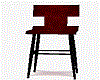 WH red bar stool