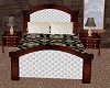 Poseless Dark Wood Bed