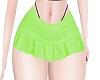 G Green Pleated Skirt