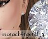 M-Diamond Earrings