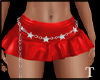red skirt shorter