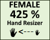 Hand Scaler 425% Female