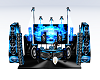 Blue Skull Dj Booth
