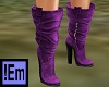 !Em Boots Purple Suede