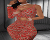 Dress red diamond