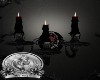 GOTH WEEPING ROSE CANDLE