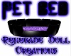 Purple&Black Pet Bed