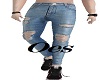 ♔ Jeans Blue