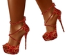 Red n gold heels