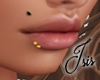 :Is: Lip Piercing-Gold