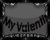 -V-  Be My Valentine blk