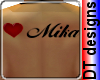 Mika heart back tattoo