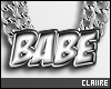 C|Babe Necklace Silver